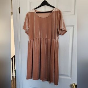 Soft velvety dress